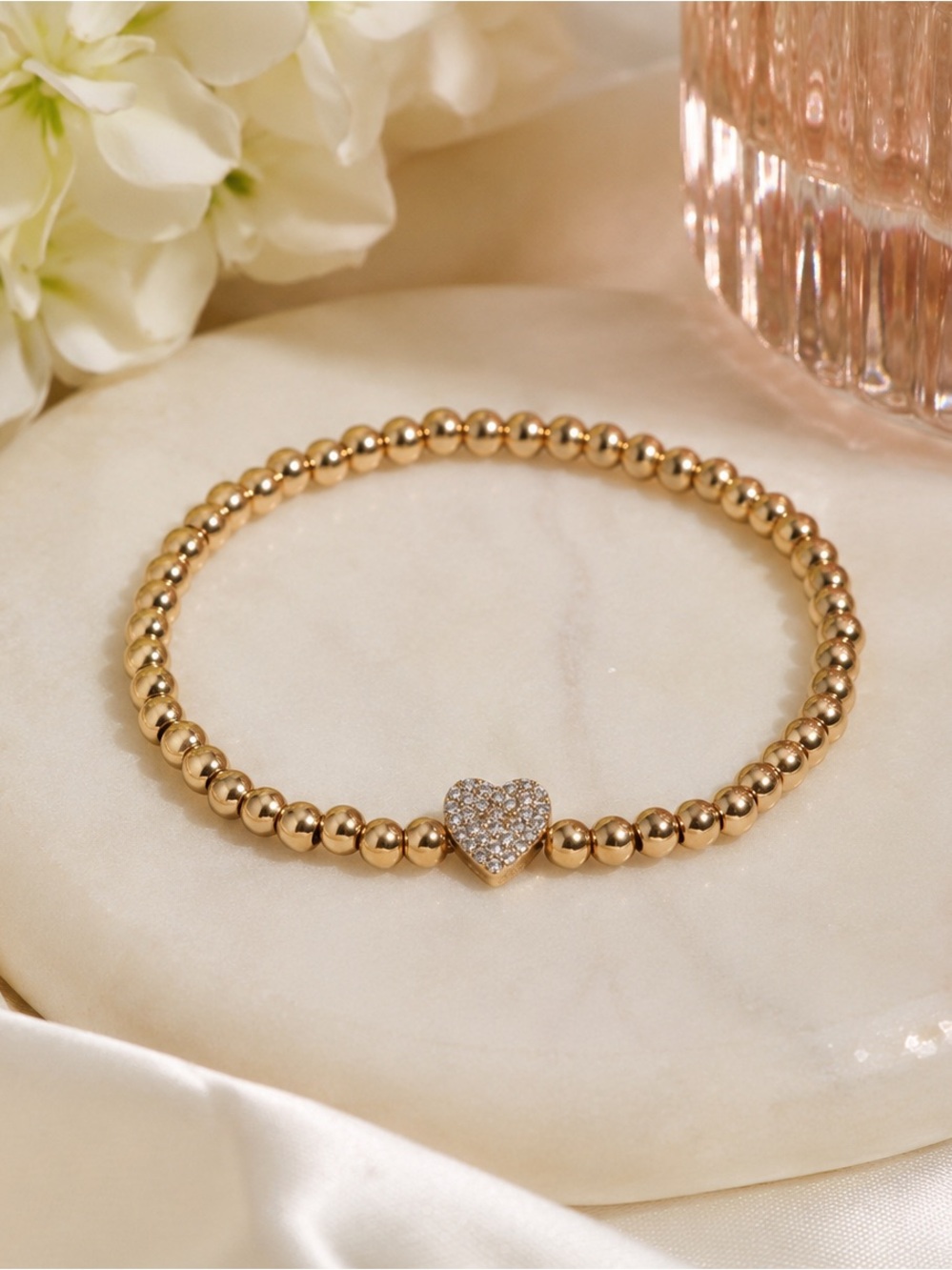BAUBLEBAR Lovestruck Pisa Bracelet in gold with heart. NWOT
